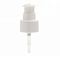 Plastic kosmetische lotionpomp, Witte navulbare flessenpomp 20/410 met transparant GLB